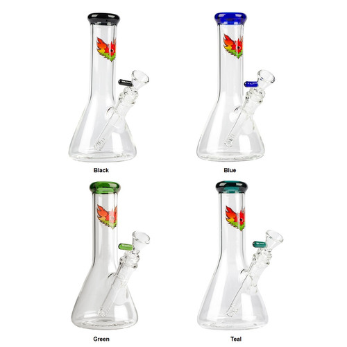 Red Eye Glass 8” Beaker Bong Red Eye Glass 8” Beaker Bong