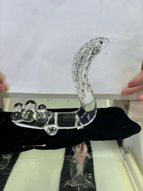 THE COBRA GLASS DILDO