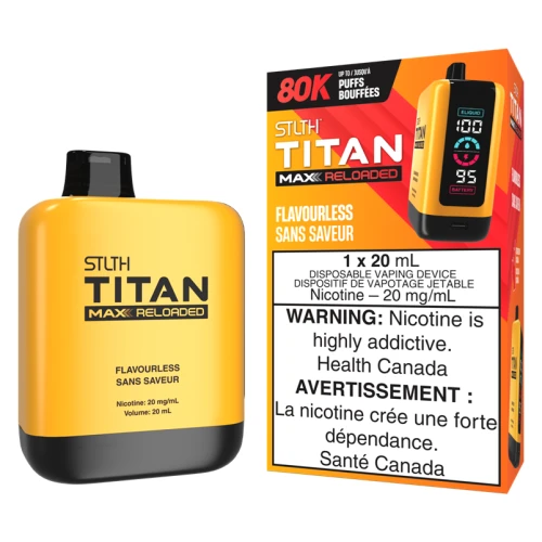 STLTH Titan Max Reloaded, Flavourless,