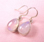 Pink Moonstone .925 Sterling Silver Earrings
