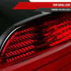 2001-2003 BMW E39 5 Series Sedan LED Tail Lights (Chrome Housing/Red Clear Lens)