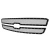 2003-2006 Chevrolet Silverado/Avalanche Rivet Style Black Stainless Steel 2PC Mesh Grille Insert