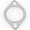 Universal Aluminum 2.5" Inlet/Outlet 2-Bolt Exhaust Gasket
