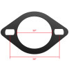 Universal Aluminum 2.5" Inlet/Outlet 2-Bolt Exhaust Gasket
