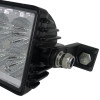 Universal Off Road 6000K Flood Beam 36W 12-LED Fog Light - 4PC (Black Aluminum Housing/Glass Lens)