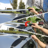 Universal Aluminum Roof Rack Cross Bars w/ Adjustable Clamps