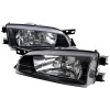 1995-2001 Subaru Impreza Factory Style Crystal Headlights (Matte Black Housing/Clear Lens)