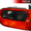1992-1995 Honda Civic 3DR Hatchback Tail Lights (Chrome Housing/Red Smoked Lens)
