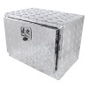 Universal 24" Heavy Duty Silver Aluminum Underbody Truck Tool Box w/ T-Handle Latch, Lock, & Keys