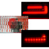 1992-1998 BMW E36 3 Series Coupe/Convertible LED Tail Lights (Chrome Housing/Red Clear Lens)