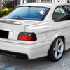 1992-1998 BMW E36 3 Series Coupe/Convertible LED Tail Lights (Chrome Housing/Red Smoke Lens)