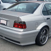 1992-1998 BMW E36 3 Series Sedan Tail Lights (Chrome Housing/Red Smoke Lens)