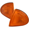 1993-1997 Honda Del Sol Corner Lights (Chrome Housing/Amber Lens)
