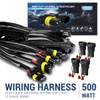 Universal 10' 12 Gauge Fog Lights Wiring Harness w/ 4 Connectors