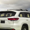 2014-2017 Toyota Highlander LE XLE Black Powder Coated Aluminum Adjustable Roof Rack Cross Bars