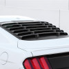 2015-2024 Ford Mustang Glossy Black Textured ABS Vintange Style Rear Window Louver