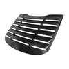 2015-2024 Ford Mustang Glossy Black Textured ABS Vintange Style Rear Window Louver