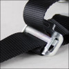 Universal Black 4 Point Quick Release Camlock Racing Seat Belt Safety Harness - 2PC