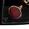 2006-2009 Volkswagen Golf GTI Mk5/Rabbit/R32 Tail Lights (Matte Black Housing/Clear Lens)