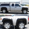 2007-2013 GMC Sierra 1500 Matte Black Polypropylene Fender Flares