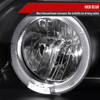 2009-2010 Toyota Corolla Dual Halo Projector Headlights (Matte Black Housing/Clear Lens)