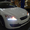 2010-2012 Hyundai Genesis Coupe Projector Headlights w/ SMD LED Light Strip (Chrome Housing/Clear Lens)