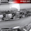 2010-2012 Hyundai Tucson LED Tail Lights (Chrome Housing/Clear Lens)