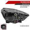 2010-2013 Hyundai Tucson Projector Headlights w/ LED Light Strip (Matte Black Housing/Clear Lens)