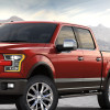 2015-2020 Ford F-150 Chrome Power Adjustable & Heated Side Mirror w/ LED Turn Signal Light - Driver Side Only