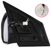 2013-2015 Toyota RAV4 Glossy Black 10-Pin Power Adjustable, Auto-Fold, Heated, & BSM Side Mirror w/ LED Turn Signal Light - Driver Side Only