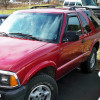 1994-1998 Chevrolet Blazer/ Isuzu Hombre/ GMC Jimmy/Sonoma Glossy Black Power Adjustable Side Mirror - Driver Side Only