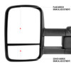 2014-2018 Chevrolet Silverado/GMC Sierra Manual Adjustable & Extendable Towing Mirrors