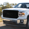 2014-2015 GMC Sierra 1500 Glossy Black ABS Denali Style Square Mesh Grille