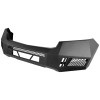 2015-2020 Chevrolet Colorado Black Heavy Durty Steel Front Bumper w/ LED Light Ports