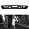 2017-2021 Ford F-250/F-350 Black Heavy Duty Steel Front Bumper w/ LED Light Ports