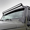 2007-2018 Jeep Wrangler 50" Windshield Light Mounting Bracket (Black)