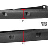 2002-2008 Dodge RAM 1500/ 2003-2009 RAM 2500 3500 Rough Textured Rivet Style Fender Flares