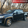 2015-2024 Chevrolet Colorado/GMC Canyon Crew Cab 5" Wide Black Aluminum Side Step Running Boards