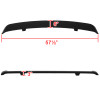 2005-2009 Ford Mustang Matte Black ABS Factory GT Style Rear Spoiler