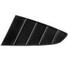 2015-2018 Ford Mustang Glossy Black ABS Quarter Window Louvers