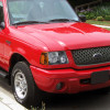 2001-2011 Ford Ranger Factory Style Headlights w/ Amber Lens Corner Signal Lights (Matte Black Housing/Clear Lens)