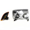 2001-2011 Ford Ranger Factory Style Headlights w/ Amber Lens Corner Signal Lights (Matte Black Housing/Clear Lens)