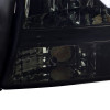 1997-2004 Dodge Dakota/ 1998-2003 Durango Crystal Headlights w/ Amber Reflector (Chrome Housing/Smoke Lens)