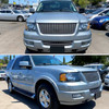 2003-2006 Ford Expedition Factory Style Headlights w/ Amber Reflector (Matte Black Housing/Clear Lens)