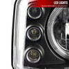 1999-2006 GMC Sierra/Yukon XL/SLT Dual Halo Projector Headlights & Bumper Lights (Matte Black Housing/Clear Lens)