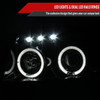2003-2005 Toyota 4Runner Dual Halo Projector Headlights (Jet Black Housing/Clear Lens)