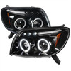 2003-2005 Toyota 4Runner Dual Halo Projector Headlights (Jet Black Housing/Clear Lens)