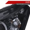 2008-2012 Honda Accord Coupe Dual Halo Projector Headlights (Glossy Black Housing/Smoke Lens)