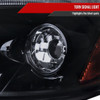 2003-2008 Toyota Corolla Dual Halo Projector Headlights (Glossy Black Housing/Smoke Lens)