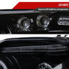 2003-2008 Toyota Corolla Dual Halo Projector Headlights (Glossy Black Housing/Smoke Lens)